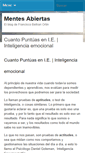 Mobile Screenshot of mentesabiertas.com